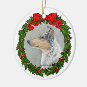 Smooth Collie, Blue Merle, Ornament (Links)
