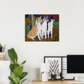 Smooth Collie Dog Portret Poster (Thuiskantoor)
