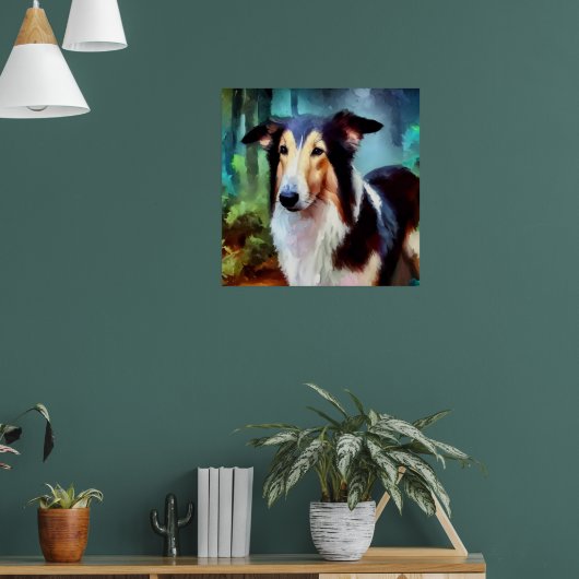 Smooth Collie Dog Poster (Woonkamer 1)