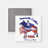 Smooth Collie Gifts Magneet (Voorkant / Achterkant)