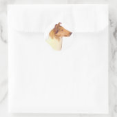 Smooth Collie Gifts Ronde Sticker (Tas)