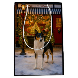 Smooth Collie Holiday  Medium Cadeauzakje