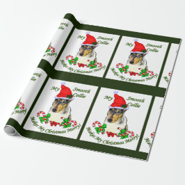 Smooth Collie kerst Cadeaupapier