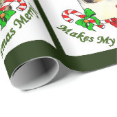 Smooth Collie kerst Cadeaupapier (Rol Hoek)