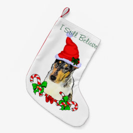 Smooth Collie kerst Kleine Kerstsok