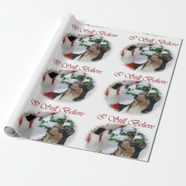 Smooth Collie Kerstmis Cadeaupapier