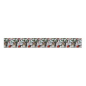 Smooth Collie Kerstmis Grosgrain Lint (Voorkant)