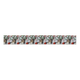 Smooth Collie Kerstmis Grosgrain Lint