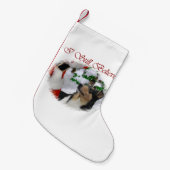 Smooth Collie Kerstmis Kleine Kerstsok (Voorkant (Hangend))