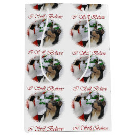 Smooth Collie Kerstmis Medium Cadeauzakje