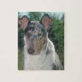 Smooth Collie Merle Dog Puzzle Legpuzzel (Verticaal)