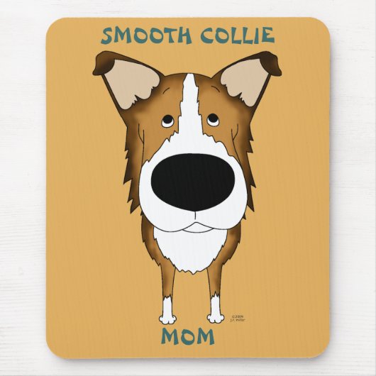 Smooth Collie Mousepad Muismat (Voorkant)