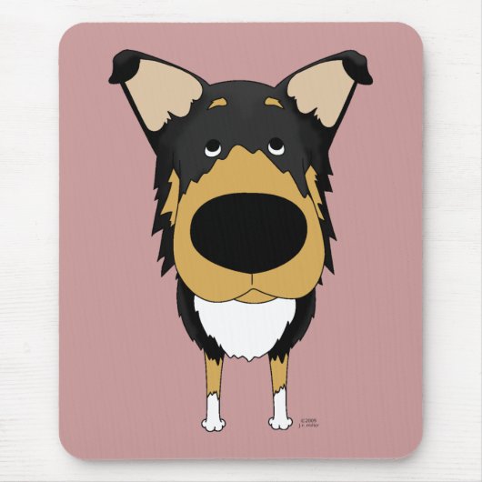 Smooth Collie Mousepad Muismat (Voorkant)