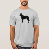 Smooth Collie Silhouette T-shirt (Voorkant)
