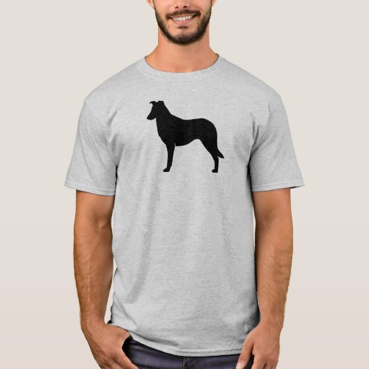 Smooth Collie Silhouette T-shirt (Voorkant)