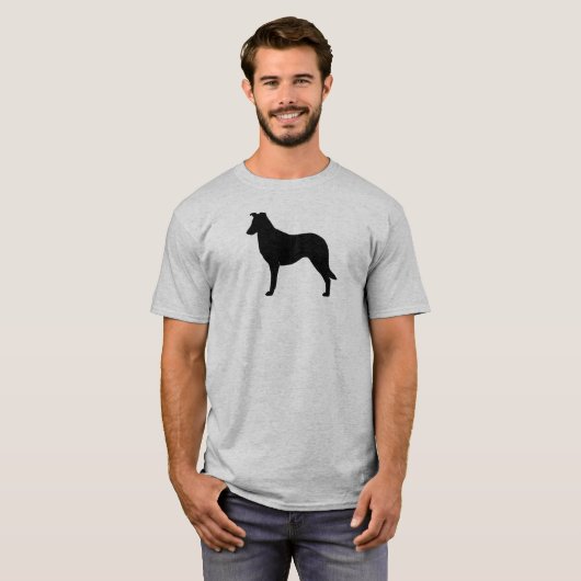Smooth Collie Silhouette T-shirt (Voorkant volledig)