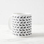 Smooth Collie Sketch Design Mok (Voorkant links)