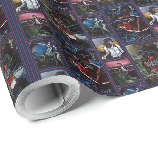 Smooth Criminal Wrapping Paper Cadeaupapier (Rol Hoek)