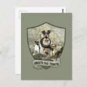 Smooth Fox Terrier Briefkaart (Voorkant / Achterkant)