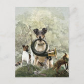 Smooth Fox Terrier Briefkaart (Voorkant)