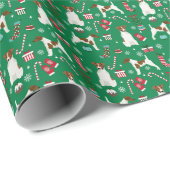 Smooth Fox Terrier-cadeaubon Cadeaupapier (Rol Hoek)