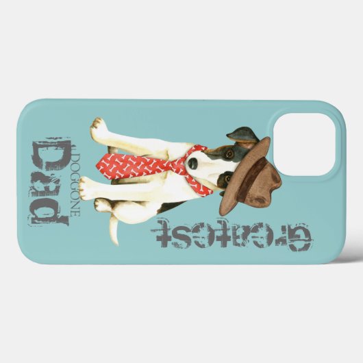 Smooth Fox Terrier Dad Case-Mate iPhone Case (Achterkant (horizontaal))
