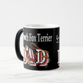 Smooth Fox Terrier Dad Gifts Magische Mok (Voorkant links)