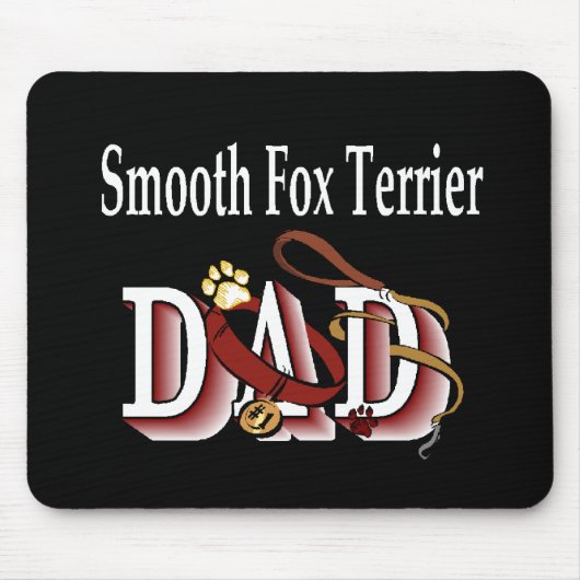 Smooth Fox Terrier Dad Gifts Muismat (Voorkant)