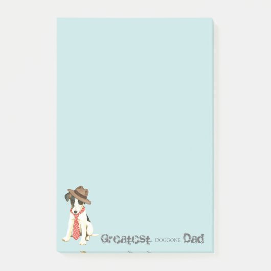 Smooth Fox Terrier Dad Post-it® Notes (Voorkant)