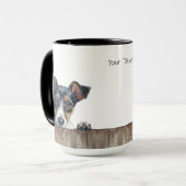 Smooth Fox Terrier Dog Mok (Voorkant links)