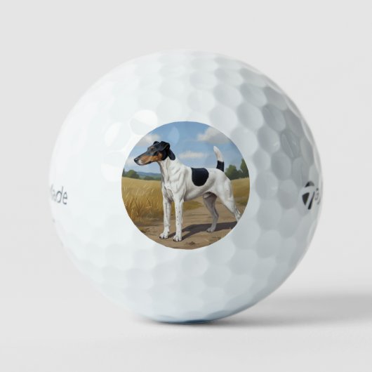 Smooth Fox Terrier Golfballen (Voorkant)