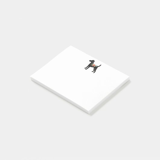 Smooth Fox Terrier Hondenras Boho Floral Post-it® Notes (Schuin)