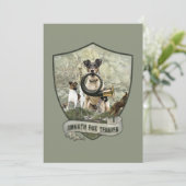 Smooth Fox Terrier Kaart (Staand voorkant)