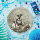 Smooth Fox Terrier Papieren Bordje (Feest)