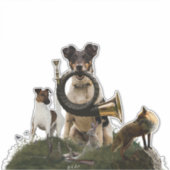 Smooth Fox Terrier Sticker (Voorkant)