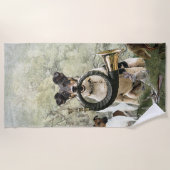 Smooth Fox Terrier Strandlaken (Voorkant)