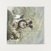 Smooth Fox Terrier Wandkleed (Voorkant (horizontaal))