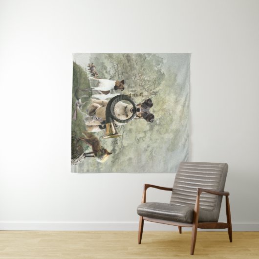 Smooth Fox Terrier Wandkleed (In Situ (horizontaal))