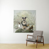 Smooth Fox Terrier Wandkleed (In situ)