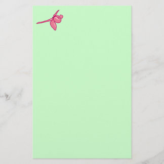 Smooth Fuschia Dragonfly Briefpapier