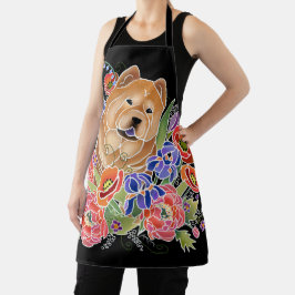 SMOOTH GARDEN PATH Chow All-Over Print Schort