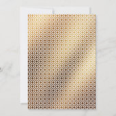 Smooth Gold Ombre Brunch & Bubbly Typografie Kaart (Achterkant)