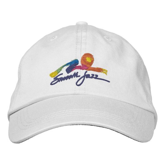 Smooth Jazz Embroidered Hat Geborduurde Pet (Voorkant)