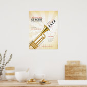 Smooth Jazz/Muziek Evenement Poster (Keuken)