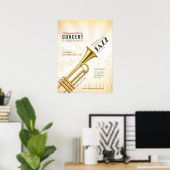 Smooth Jazz/Muziek Evenement Poster (Thuiskantoor)