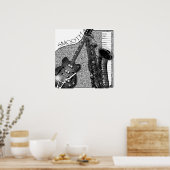 Smooth Jazz Poster Sketch (Keuken)