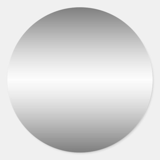Smooth Metal Bord Look Sticker (Voorkant)