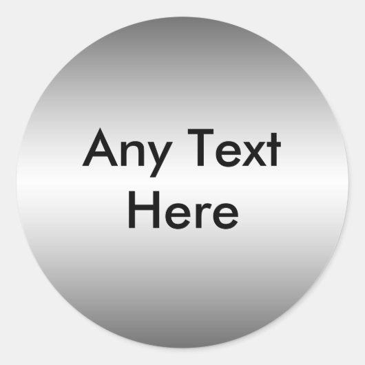 Smooth Metal Look Sticker (Voorkant)