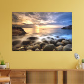 Smooth River Rocks Canvas Afdruk (Insitu (Woonkamer))
