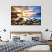 Smooth River Rocks Canvas Afdruk (Insitu (Slaapkamer))